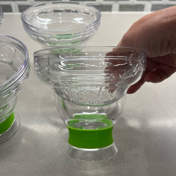 Host Set of 4 Freeze Stemless Insulated Margarita Glasses - Picture 3 of 5